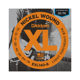 D'Addario EXL140-8 8-String Nickel Wound Electric Strings Light Top/Heavy Bottom - 10-74