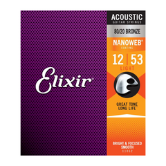 Elixir Nanoweb 80/20 Bronze Light 12-53