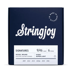 Stringjoy Signatures Husky Super Light Nickel Electric Strings - 9-46
