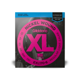 D'Addario EXL170-6 6-String Nickel Wound Bass Strings Light Long Scale - 32-130