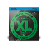 D'Addario EXL220 Nickel Wound Bass Strings Super Light 4095 Long Scale