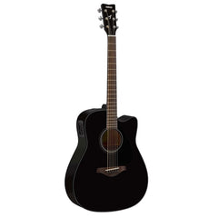 Yamaha FGX800C Acoustic Dreadnought With Cutaway In Black