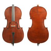 3/4 SIZE CELLO OUTFIT DARK ANTIQUE FINISH