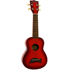 Makala Dolphin Soprano Ukulele Red Burst