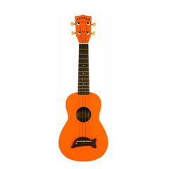 Makala Dolphin Soprano Ukulele In Orange Gloss