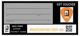 Music Corner Gift Card