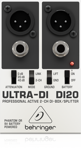 Behringer Ultra-DI DI20 Active 2-Channel DI Box/Splitter