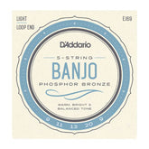 D'Addario EJ69 5 String Banjo Set