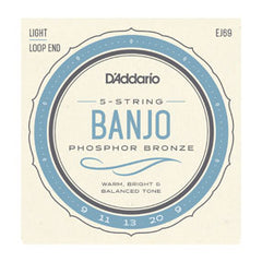 D'Addario EJ69 5 String Banjo Set