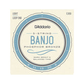 D'Addario Phosphor Bronze 5-String Banjo String Sets