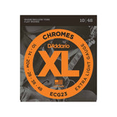 D'Addario XL Chromes Electric Guitar Strings: Extra Light 10-48 - Music Corner North