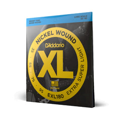 D'Addario XL Nickel Wound Bass String Sets: Extra Super Light 35-95 - Music Corner North