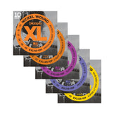 D'Addario XL Nickel Wound Electric Guitar Strings 10-Pack