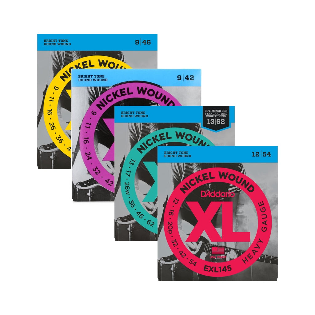 D'Addario XL Nickel Wound Electric Guitar Strings: Extra Super Light 8-38 - Music Corner North