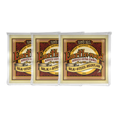 Ernie Ball Earthwood 80/20 Bronze Silk & Steel Acoustic Strings: Extra Soft 10-50 - Music Corner North