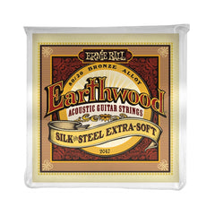 Ernie Ball Earthwood 80/20 Bronze Silk & Steel Acoustic Strings: Extra Soft 10-50 - Music Corner North
