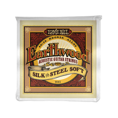 Ernie Ball Earthwood 80/20 Bronze Silk & Steel Acoustic Strings: Extra Soft 10-50 - Music Corner North