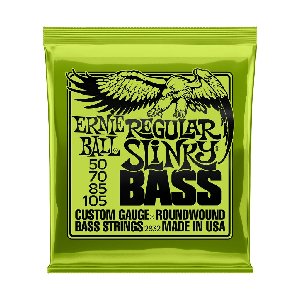 Ernie Ball Slinky Electric Bass Strings: Regular Slinky 50-105 - Music Corner North