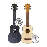 Flight ABS Travel Ukulele Class Set Soprano - Multiple Colours