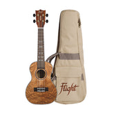 Flight Quilted Ash 410 Series Ukulele with Bag