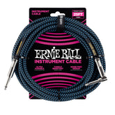 Ernie Ball Premium Braided Instrument Cable 25ft/7.6m