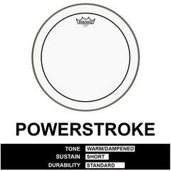 Remo Powerstroke Clear/Coated Drum Skins