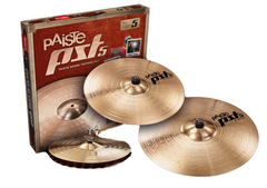 Paiste PST5 Rock Cymbal Set: 14" Hats, 16" Rock Crash, 20" Rock Ride