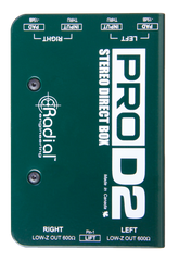 Radial ProD2 Stereo 2-Channel Passive DI-Box