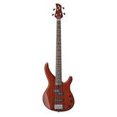 Yamaha TRBX174 Exotic Wood Bass Guitar in Root Beer