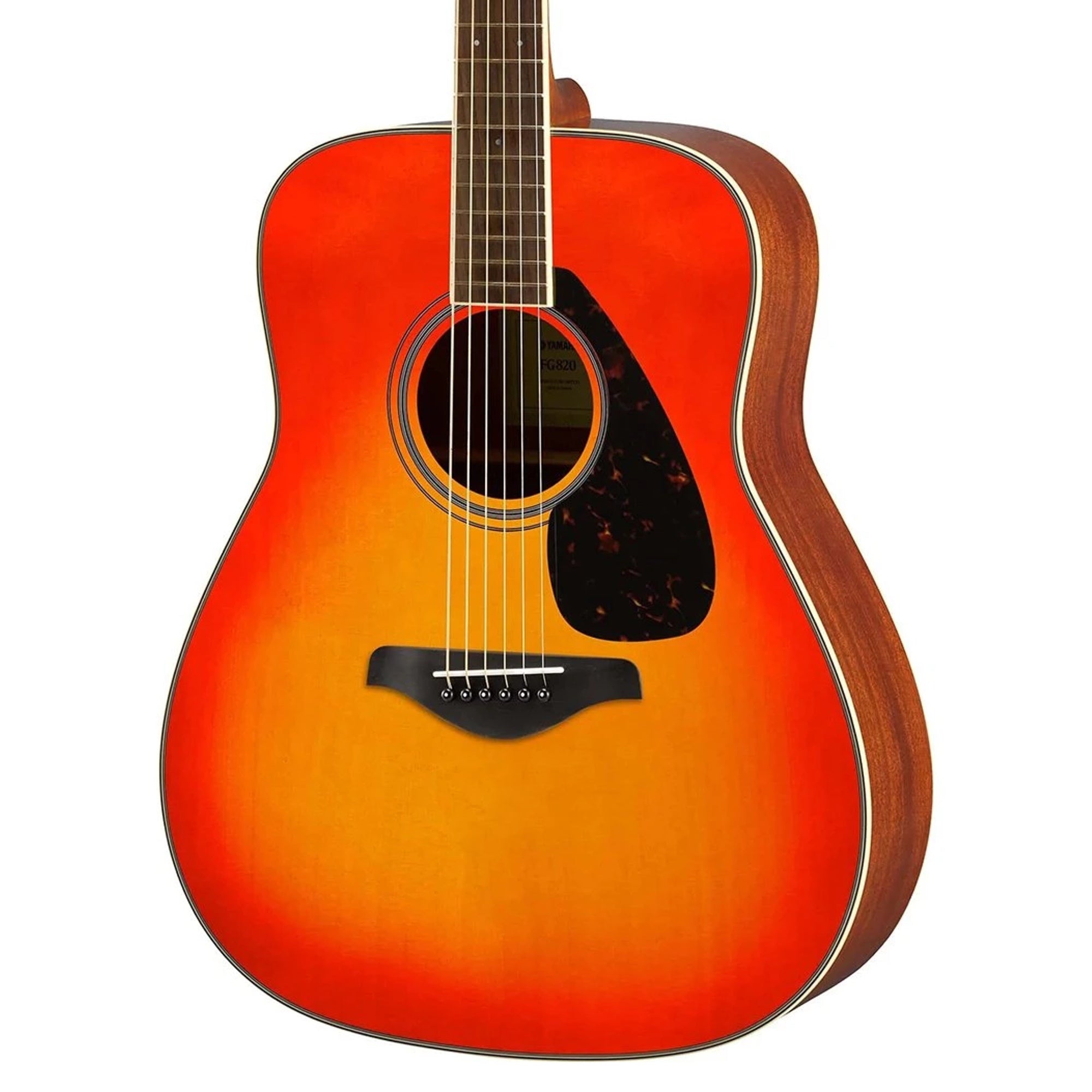 Yamaha fg820 solid top 2024 acoustic guitar