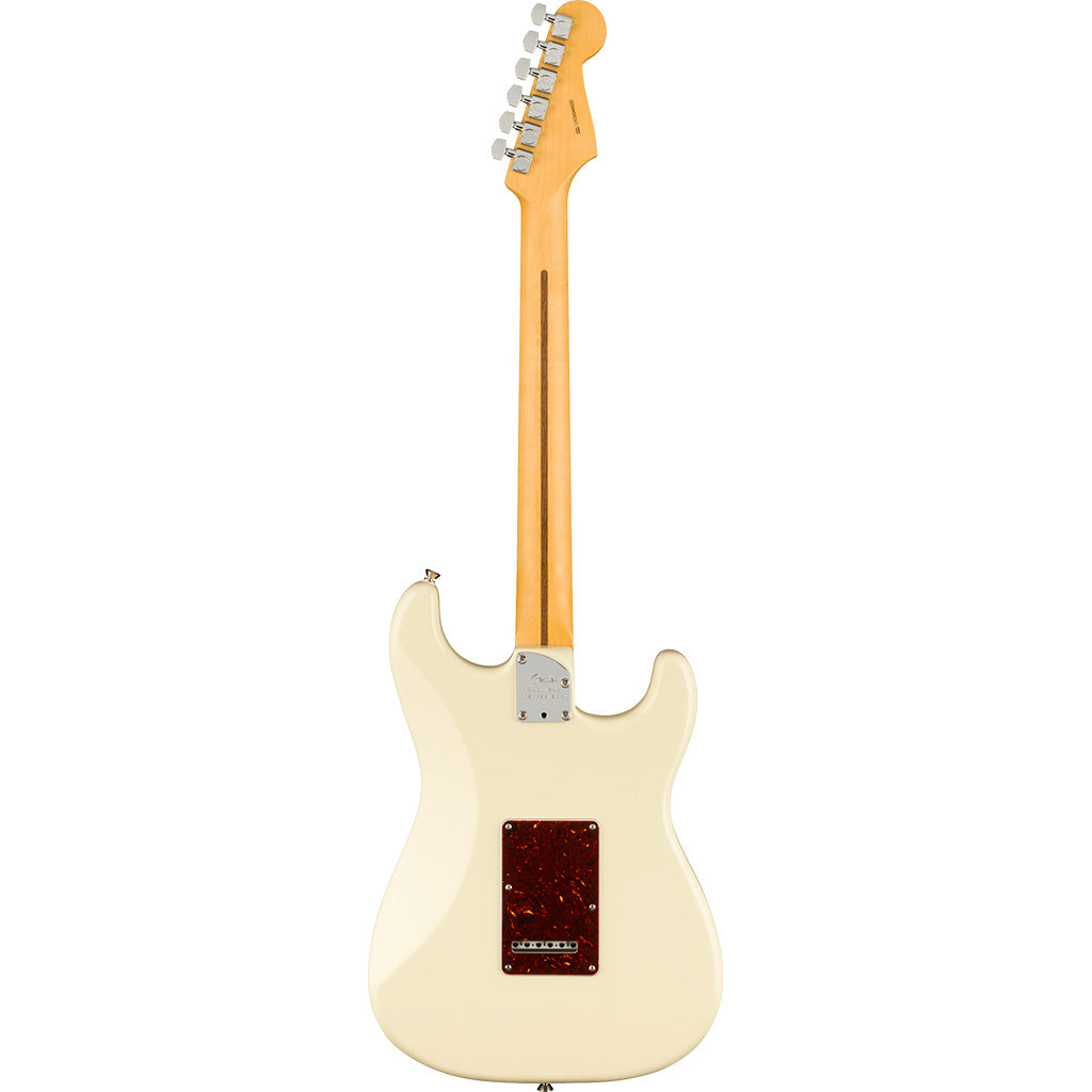Fender Pro II Stratocaster In Olympic White Maple Fingerboard Left Handed