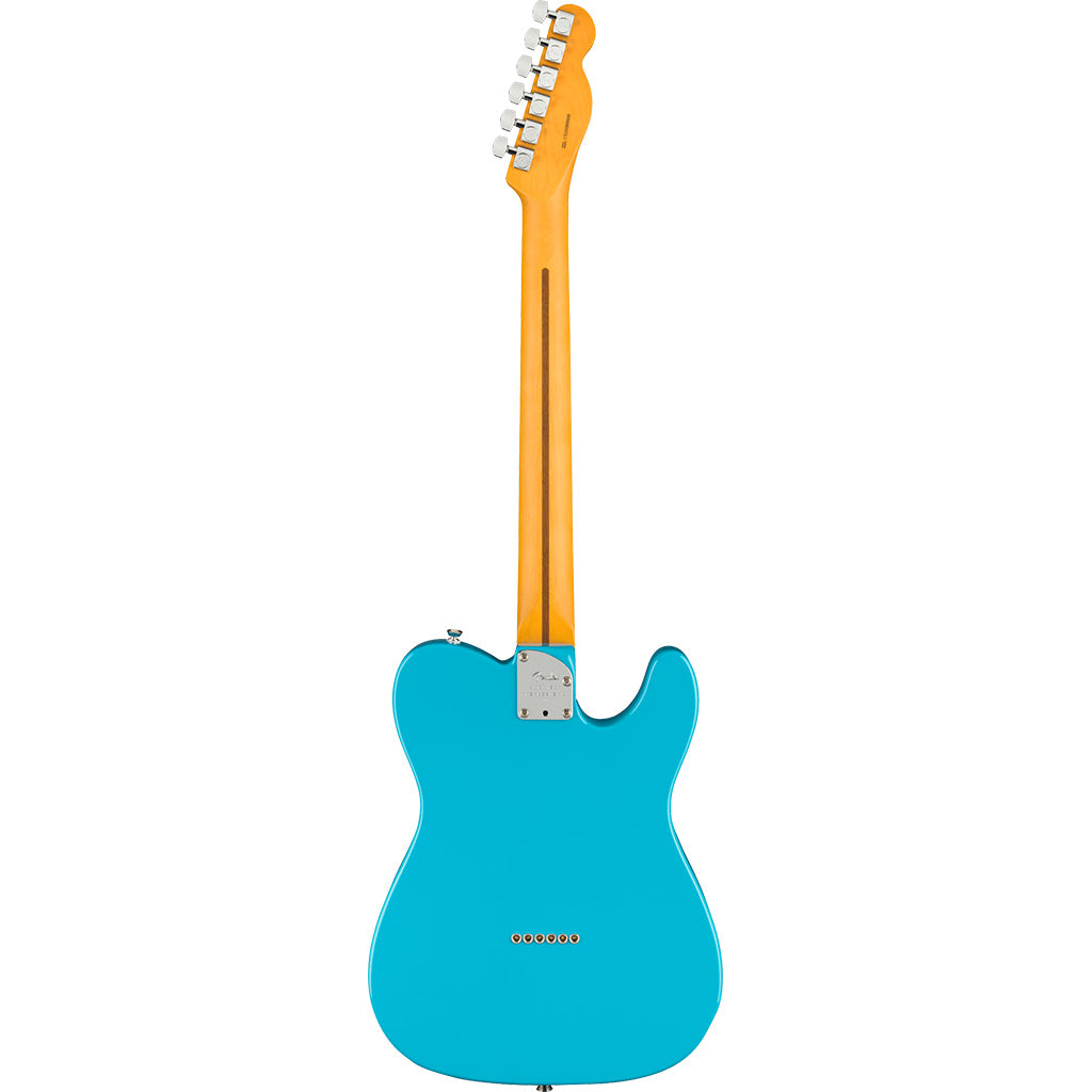 Fender Pro II Telecaster In Miami Blue Rosewood Fingerboard Left Handed