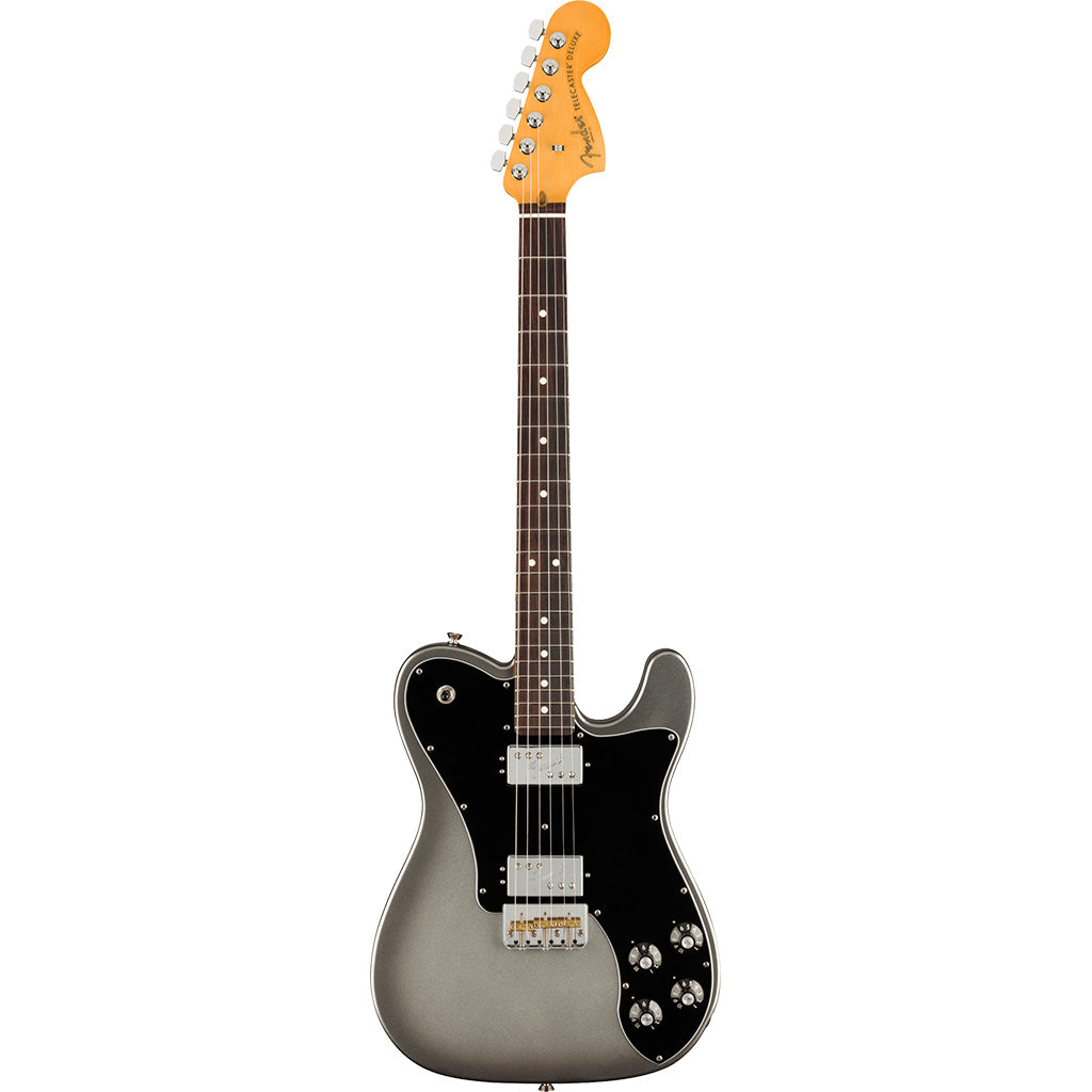 Fender Pro II Deluxe Telecaster in Mercury Rosewood Fingerboard