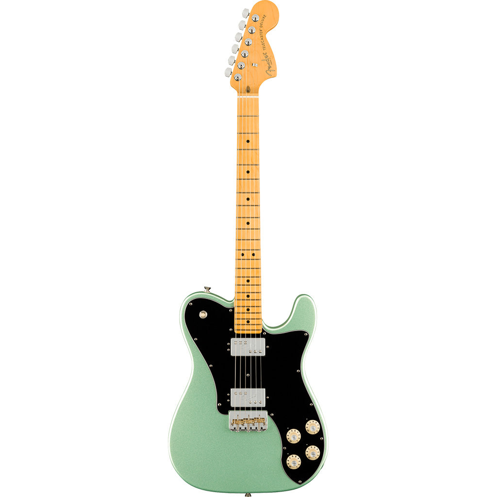 Fender Pro II Deluxe Telecaster In Mystic Surf Green Maple Fingerboard