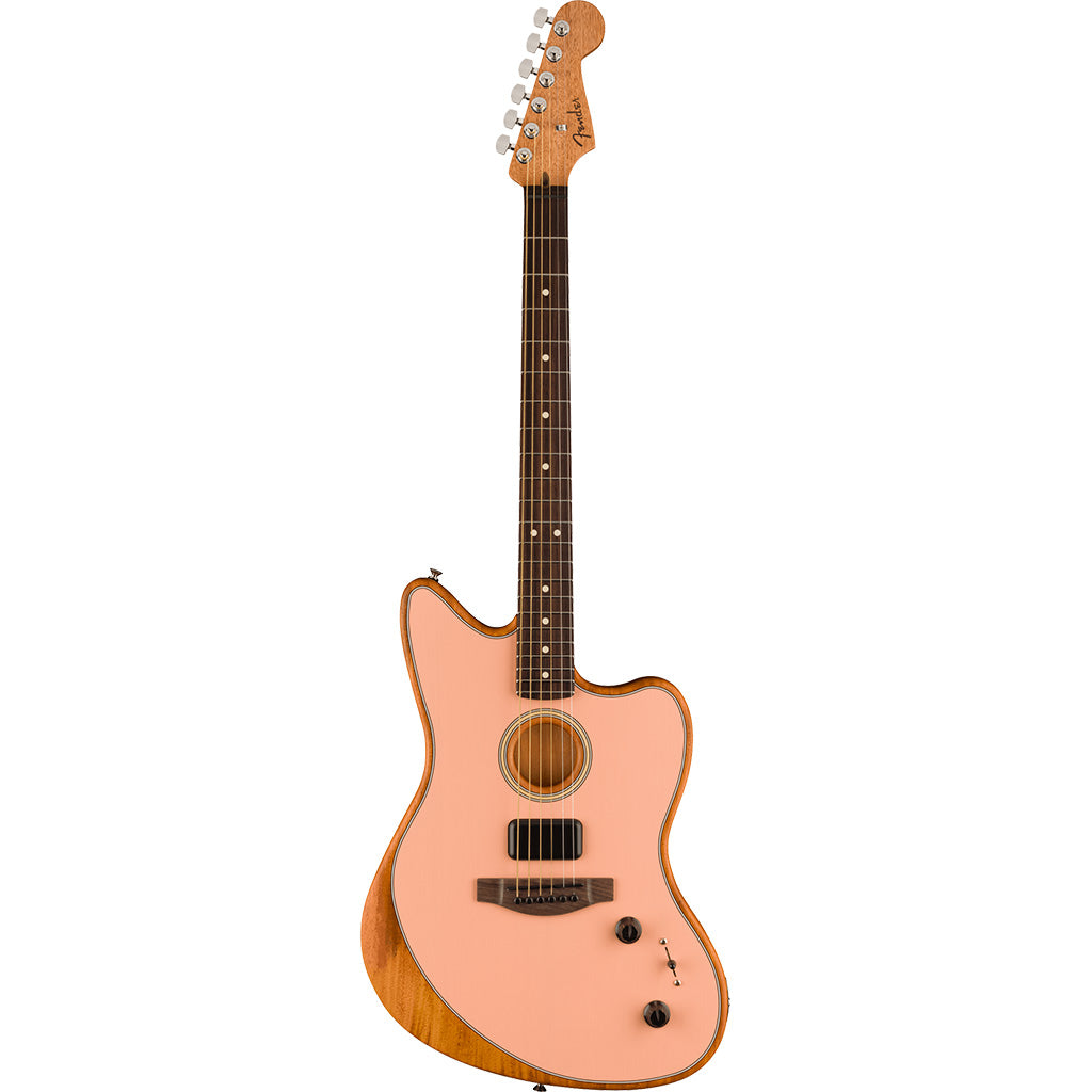 Fender Acoustasonic Jazzmaster In Shell Pink