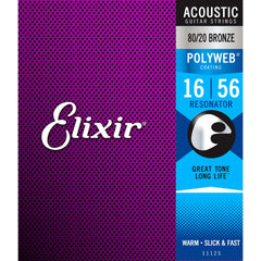 Elixir 16-56 80/20 Bronze Acoustic Guitar Strings