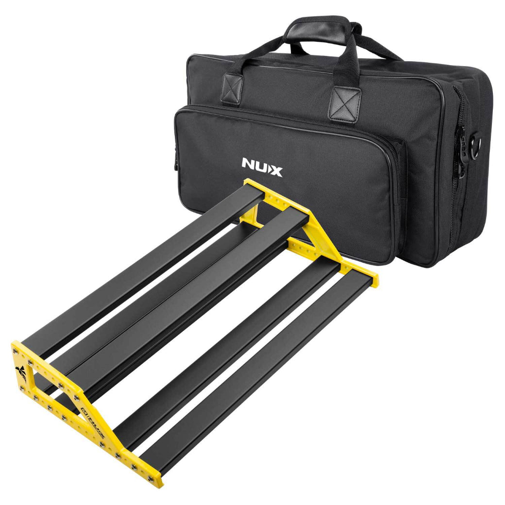 NU-X Bumblebee Medium Manageable FX Pedalboard with bag