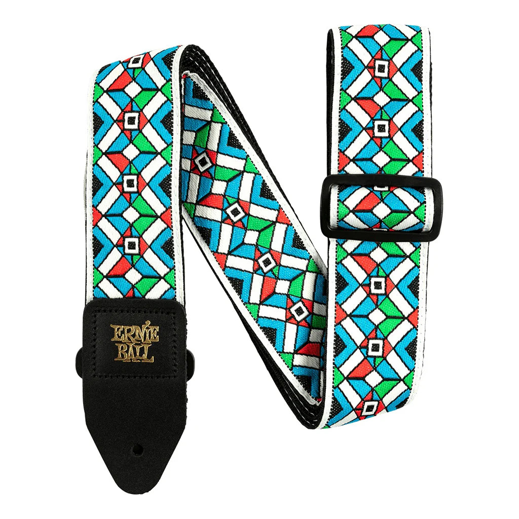 Ernie Ball Jacquard Guitar Strap Kaleidoscope Blue
