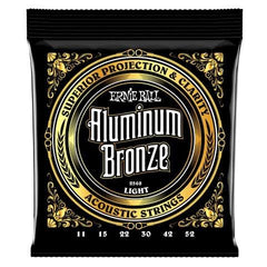 Ernie Ball Light Aluminum Bronze Acoustic Guitar Strings 11-52