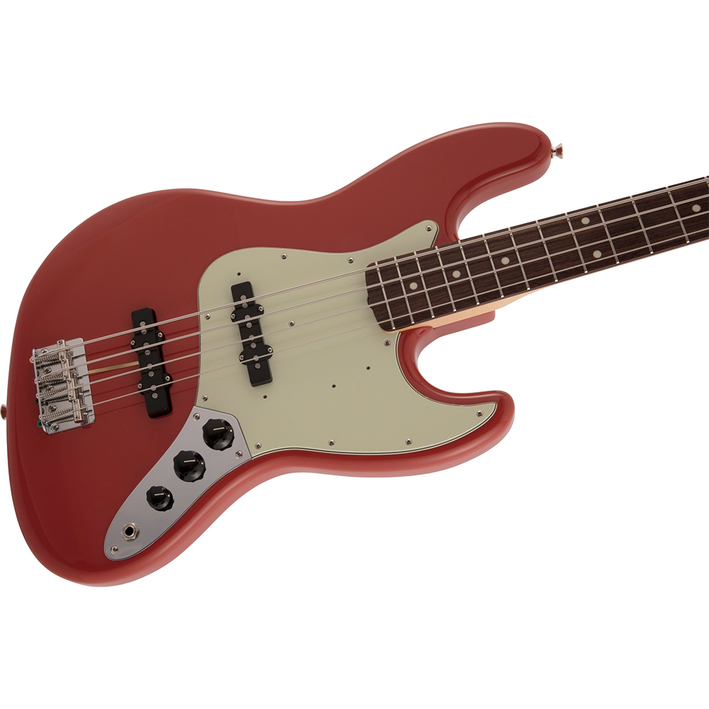 Fender Traditional 60s Made in Japan Jazz Bass Fiesta Red