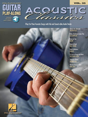 ACOUSTIC CLASSICS GUITAR PLAY ALONG BK 33 BK/CD