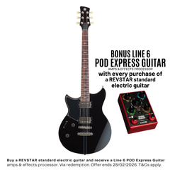 Yamaha Revstar Standard RSS20L - Black Left Handed *FREE ACCESSORIES*