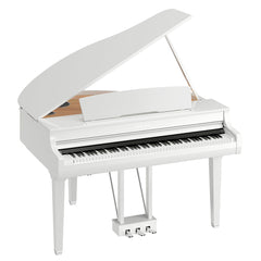 Yamaha CSP-295 Clavinova Smart Grand Piano In Polished White