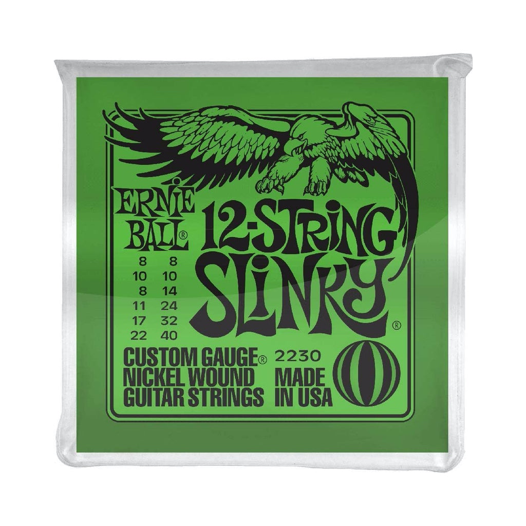 Ernie Ball Electric Guitar Strings 12-String Slinky 8-40