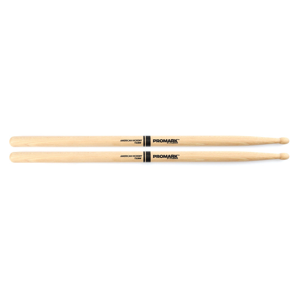 Pro Mark 2B American Hickory Drum Sticks Wood Tip