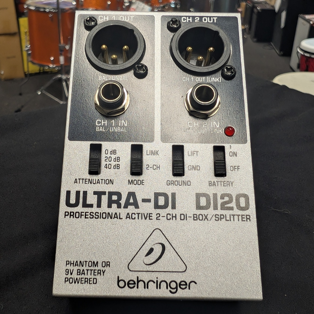 Behringer Ultra DI DI20 Stereo DI (Secondhand)