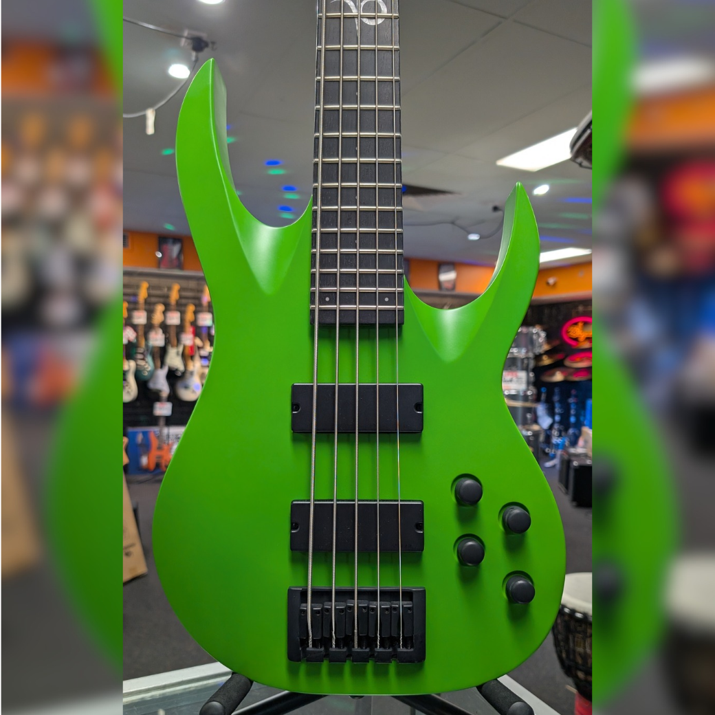 Solar AB2.5 Neon Green with Gig Bag (Secondhand)