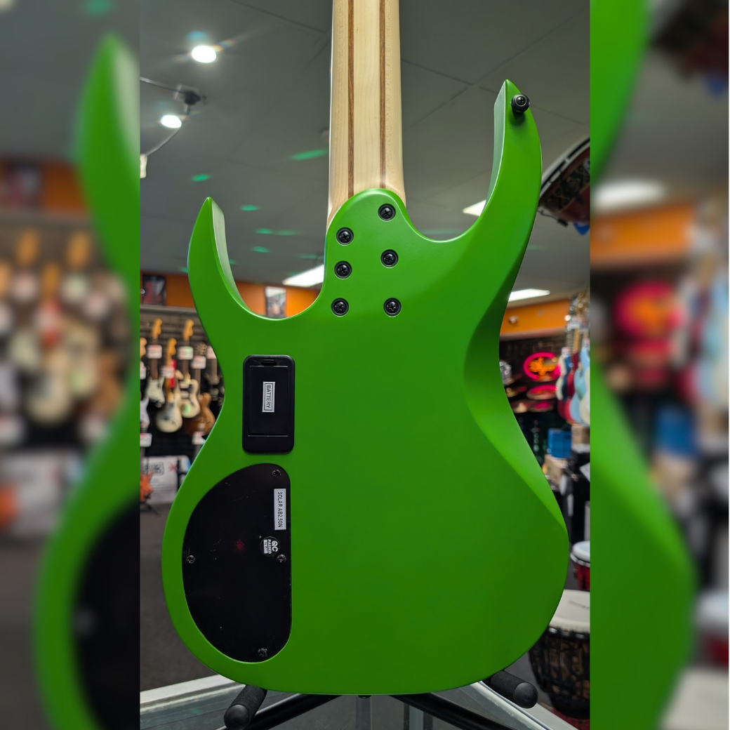 Solar AB2.5 Neon Green with Gig Bag (Secondhand)