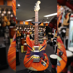 Fender FSR Splattercaster Stratocaster with Splatter Finish with Hardcase (Secondhand)