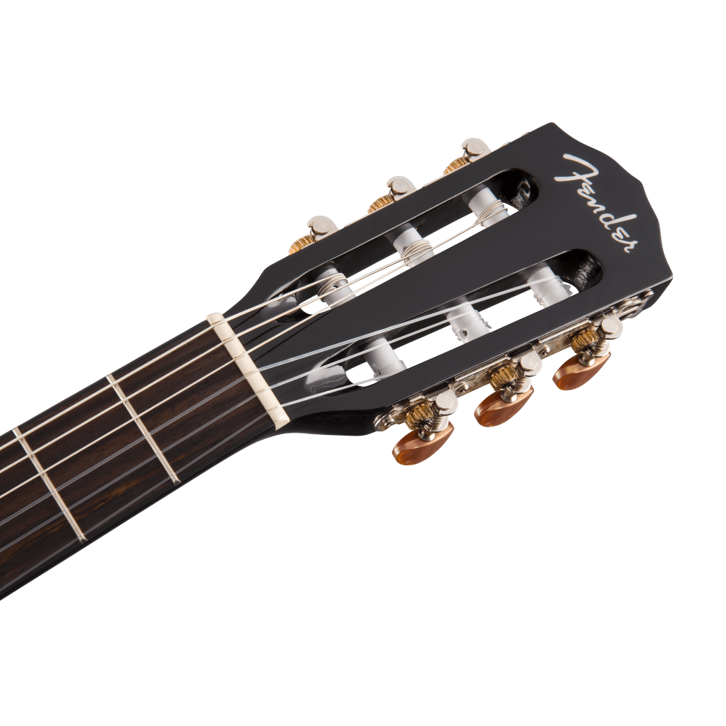 Fender CN-140SCE Nylon Thinline Black with Case